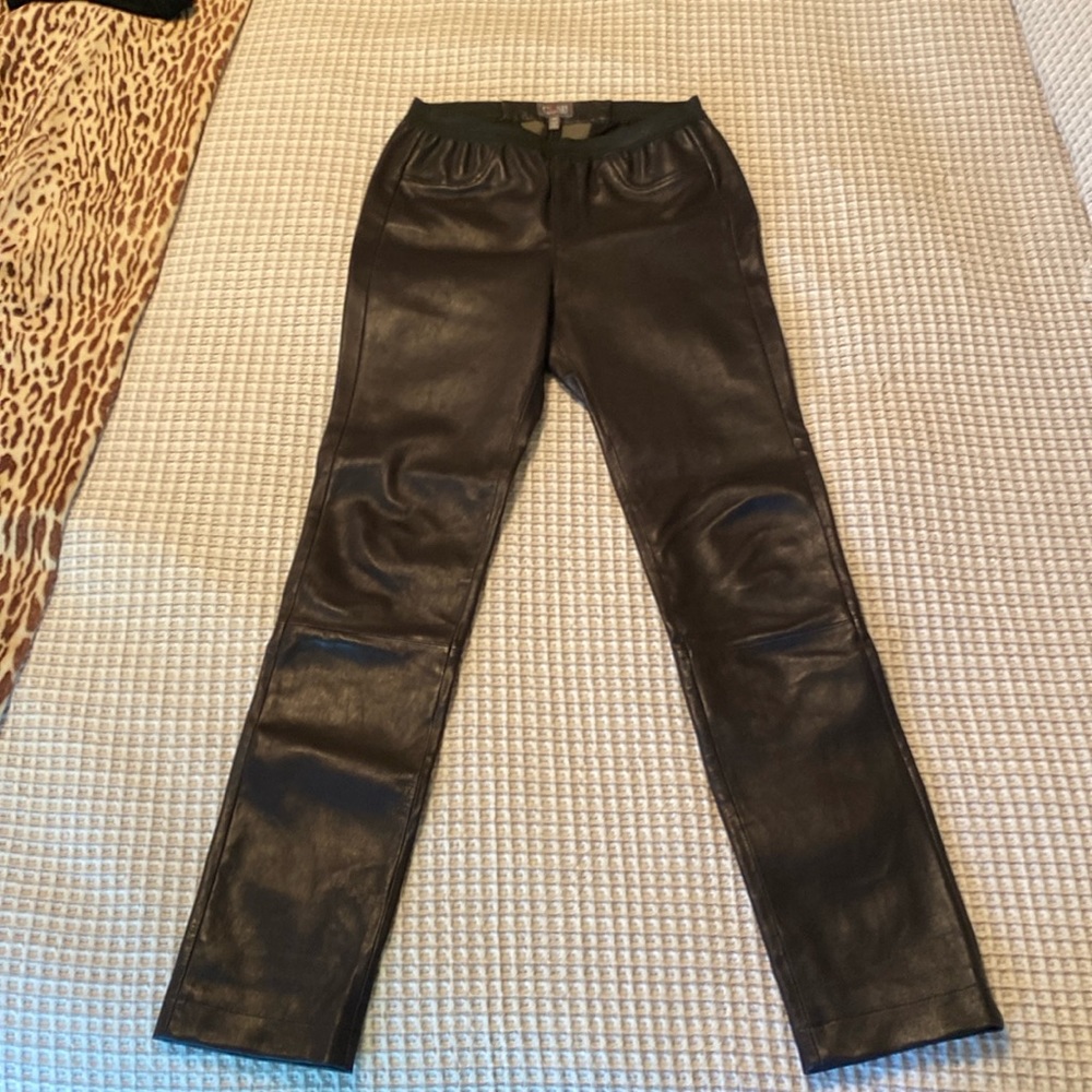 Leather Leggings by Neiman Marcus (Cusp) EUC Size XS